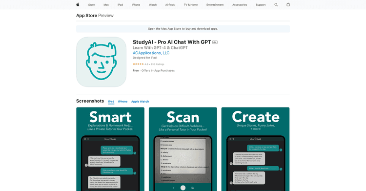StudyAI - Pro AI Chat With GPT featured image StudyAI - Pro AI Chat With GPT featured image