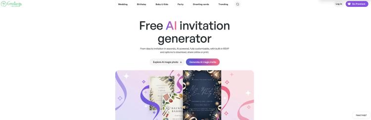 Greetings Island | AI Invitation Generator featured image Greetings Island | AI Invitation Generator featured image