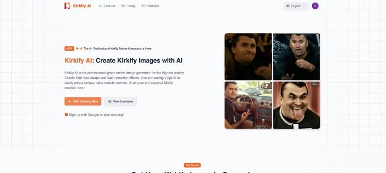 Kirkify AI Images Generator featured image Kirkify AI Images Generator featured image