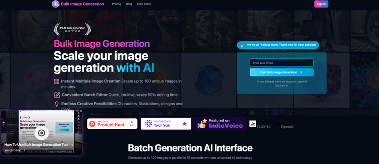 Bulk Image Generator featured image Bulk Image Generator featured image