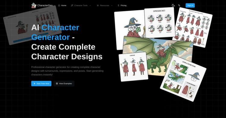 AI Character Generator - CharacterGen featured image AI Character Generator - CharacterGen featured image