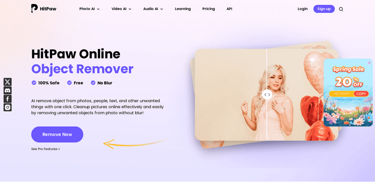 Object removing by HitPaw featured image Object removing by HitPaw featured image