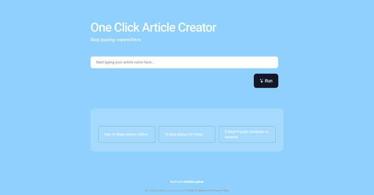 OneClickArticleCreator featured image OneClickArticleCreator featured image