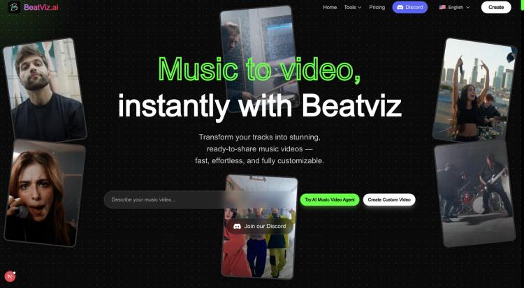 BeatViz AI Music Video Generator featured image BeatViz AI Music Video Generator featured image