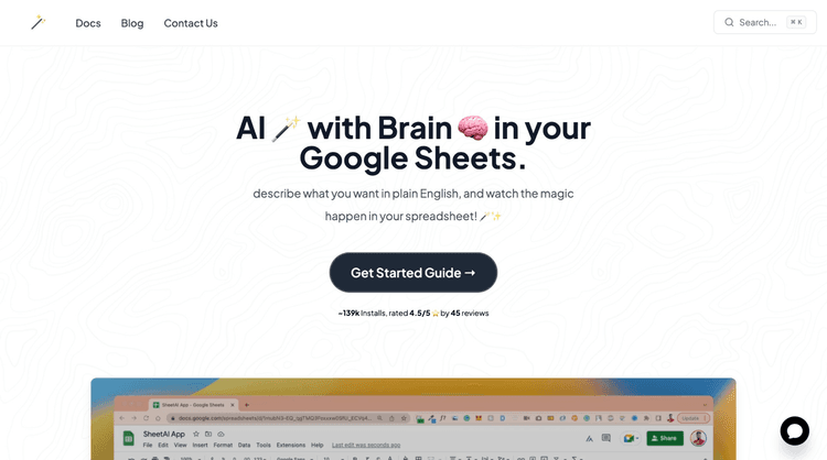 SheetAI App - AI For Sheets featured image SheetAI App - AI For Sheets featured image