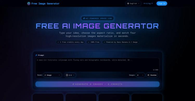 Free Image Generator.app featured image Free Image Generator.app featured image