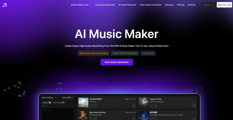 MusicMaker.im | Image to Music featured image MusicMaker.im | Image to Music featured image