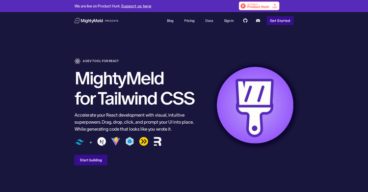 MightyMeld for Tailwind CSS and React featured image MightyMeld for Tailwind CSS and React featured image