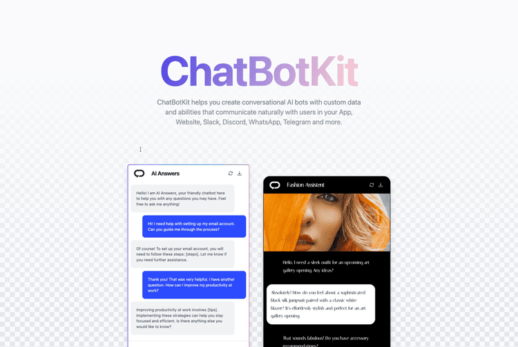 ChatBotKit featured image ChatBotKit featured image