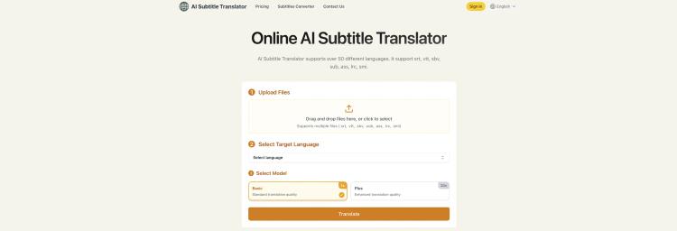 AI Subtitle Translator featured image AI Subtitle Translator featured image