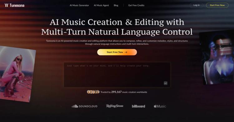 Tunesona AI Music Agent featured image Tunesona AI Music Agent featured image