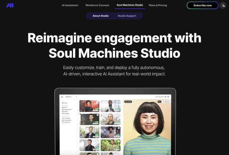 Soul Machines Studio featured image Soul Machines Studio featured image