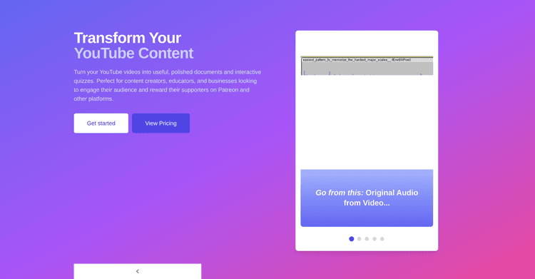YouTube Transcript Optimizer featured image YouTube Transcript Optimizer featured image