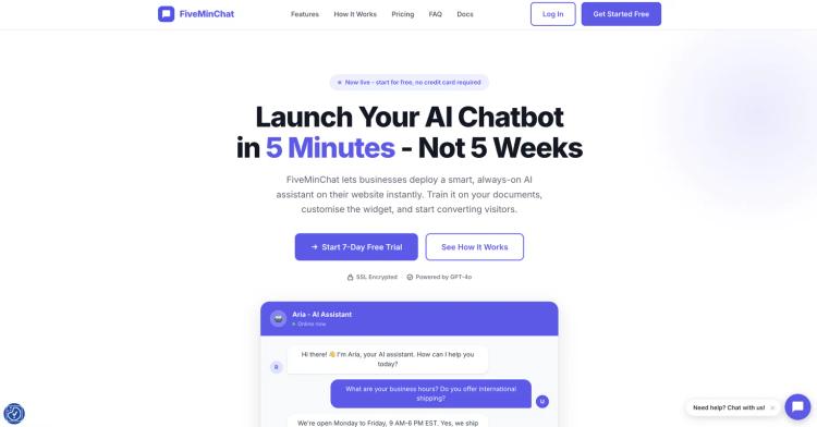 FiveMinChat featured image FiveMinChat featured image