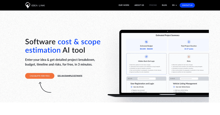 AI Software Cost Estimator featured image AI Software Cost Estimator featured image