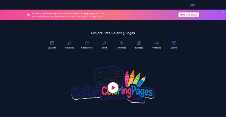 CustomColoringPages.com featured image CustomColoringPages.com featured image
