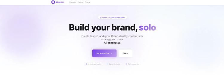 Soolo.ai - AI Brand Builder featured image Soolo.ai - AI Brand Builder featured image