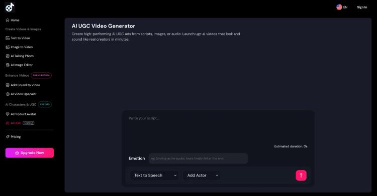 AI UGC Video Generator from AIVideoMaker featured image AI UGC Video Generator from AIVideoMaker featured image