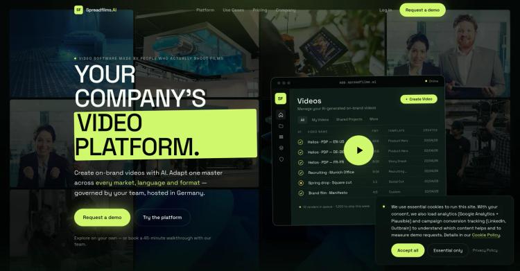 Spreadfilms AI featured image Spreadfilms AI featured image