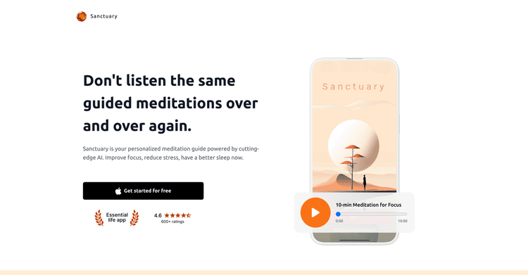 Sanctuary: Meditations & Sleep featured image Sanctuary: Meditations & Sleep featured image