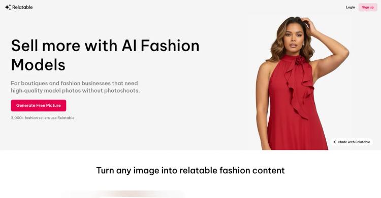 Relatable – AI Fashion Model Photos featured image Relatable – AI Fashion Model Photos featured image