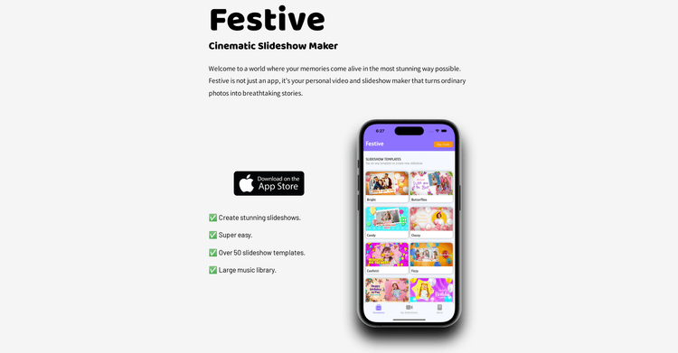 Festive Slideshow Maker featured image Festive Slideshow Maker featured image