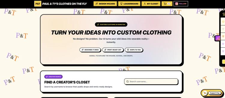 Paul & Ty's Clothes on the Fly featured image Paul & Ty's Clothes on the Fly featured image