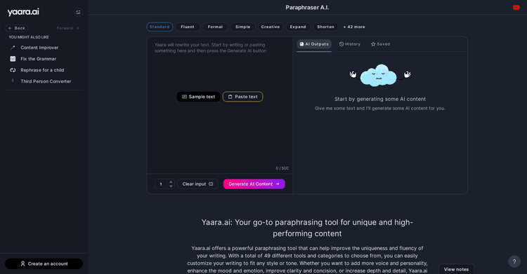 Yaara AI Paraphrasing Tool featured image Yaara AI Paraphrasing Tool featured image
