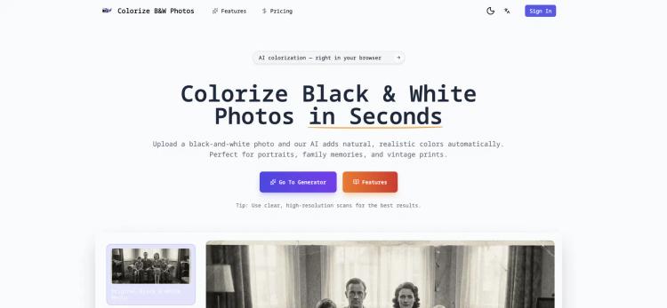 Colorize Black and White Photos featured image Colorize Black and White Photos featured image