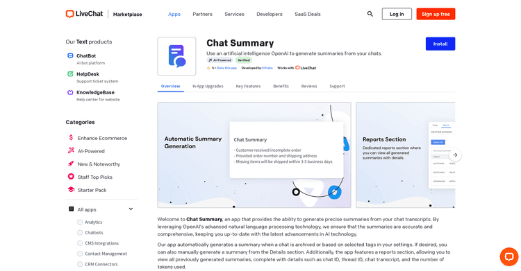 Chat Summary for LiveChat featured image Chat Summary for LiveChat featured image