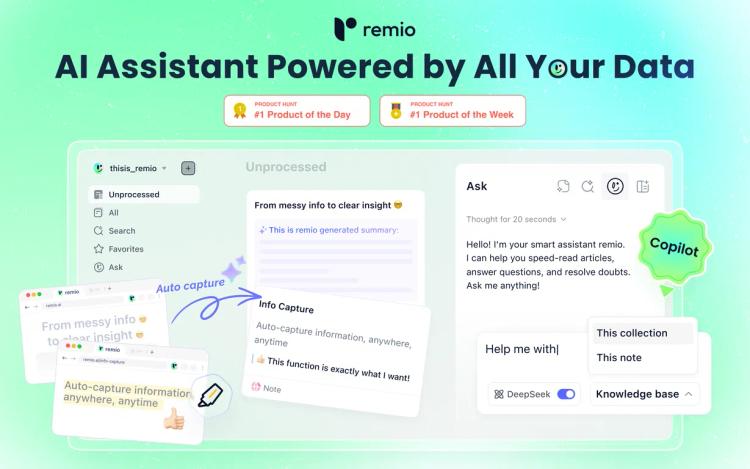 remio: Your Personal AI Assistant featured image remio: Your Personal AI Assistant featured image