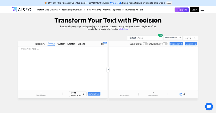 AISEO Free Paraphrasing Tool featured image AISEO Free Paraphrasing Tool featured image