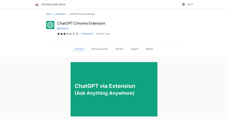 ChatGPT Chrome Extension featured image ChatGPT Chrome Extension featured image
