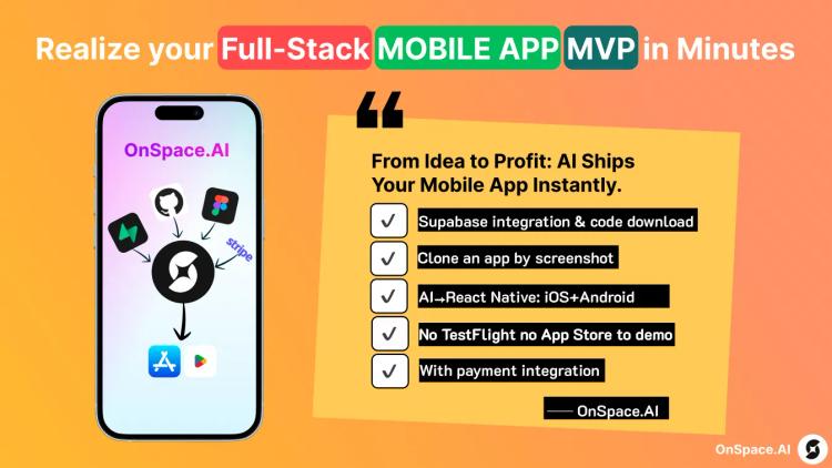 OnSpace.AI - AI Mobile App Builder featured image OnSpace.AI - AI Mobile App Builder featured image
