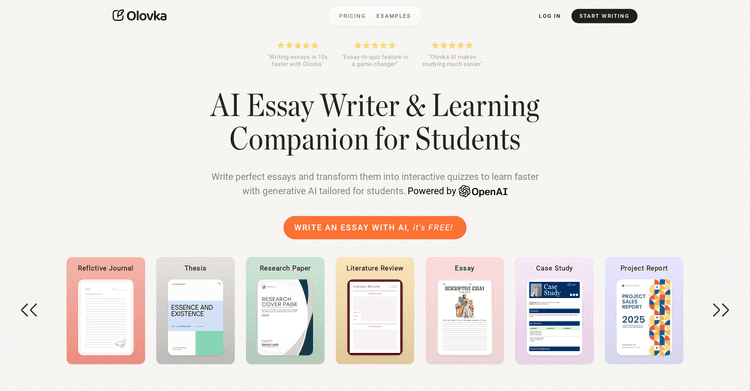 Olovka AI Essay Writer featured image Olovka AI Essay Writer featured image