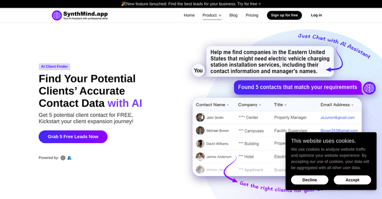AI Client Finder by SynthMind featured image AI Client Finder by SynthMind featured image