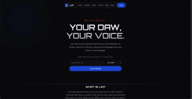 LIA - AI Music Assistant featured image LIA - AI Music Assistant featured image