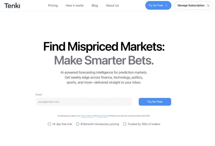 Tenki: AI Forecasting for Prediction Markets featured image Tenki: AI Forecasting for Prediction Markets featured image