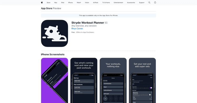 Stryde Workout Planner featured image Stryde Workout Planner featured image