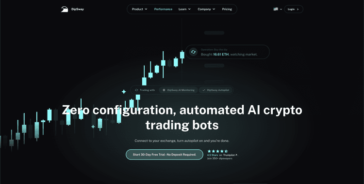 DipSway Crypto Trading AI bot featured image DipSway Crypto Trading AI bot featured image