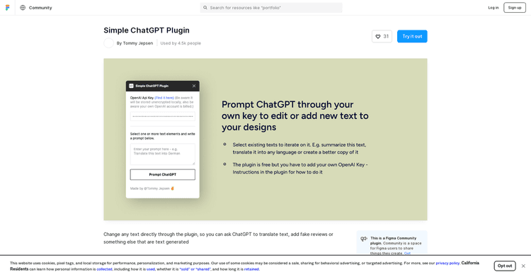 Simple ChatGPT Plugin featured image Simple ChatGPT Plugin featured image