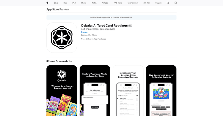 Qybala: AI Tarot Card Readings featured image Qybala: AI Tarot Card Readings featured image