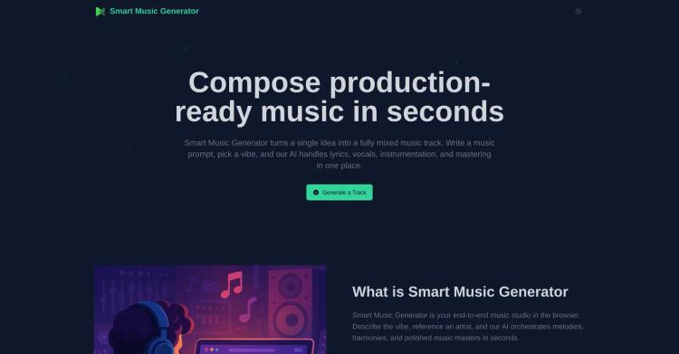 Smart Music Generator featured image Smart Music Generator featured image