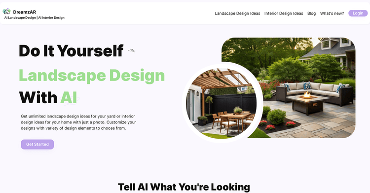 DreamzAR AI Landscape Design Ideas featured image DreamzAR AI Landscape Design Ideas featured image