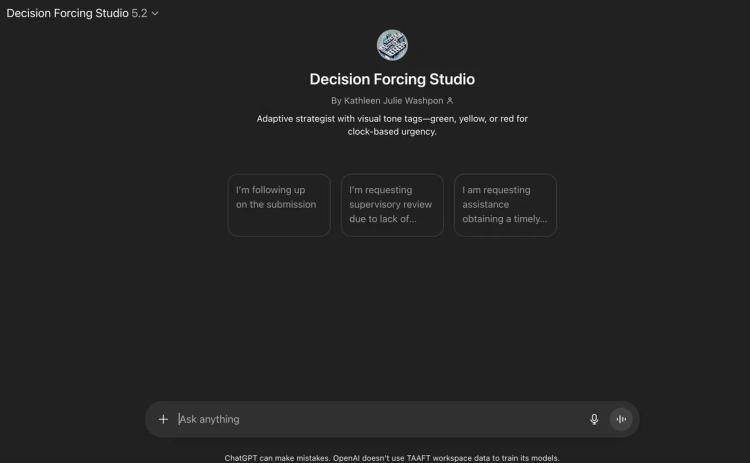 Decision Forcing Studio featured image Decision Forcing Studio featured image