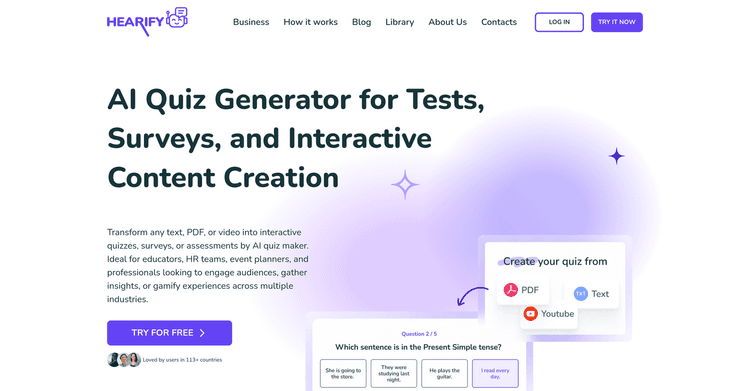 Hearify Quiz Generator featured image Hearify Quiz Generator featured image
