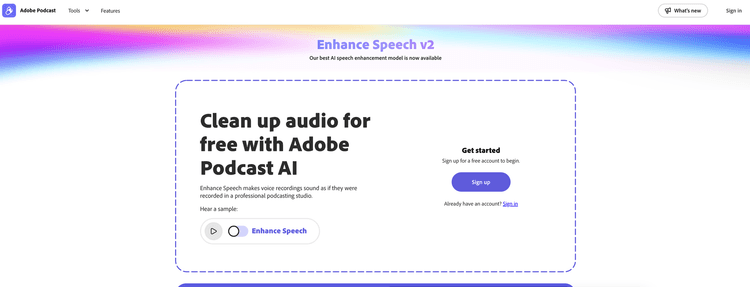 Adobe Audio Enhancer featured image Adobe Audio Enhancer featured image