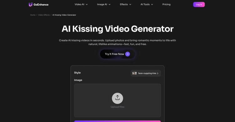 GoEnhance | AI Kissing Videos featured image GoEnhance | AI Kissing Videos featured image