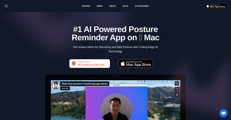 Posture Reminder App featured image Posture Reminder App featured image