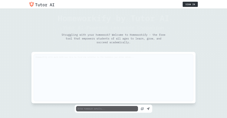 Homeworkify by Tutor AI featured image Homeworkify by Tutor AI featured image